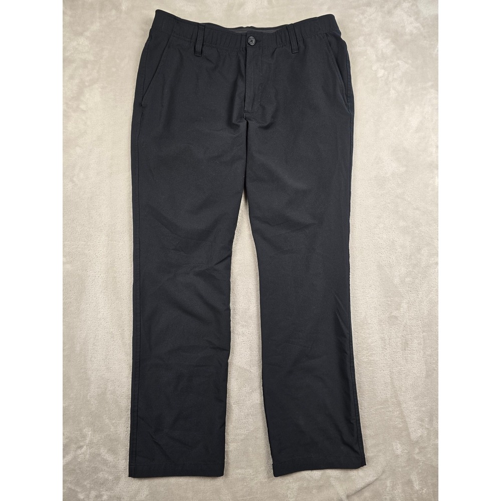 Under Armour Drive Golf‎ Pants Mens 36/32 Fit 36x31 Black Performance 1364407